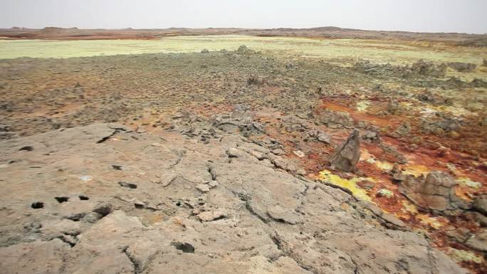 达洛尔火山盐滩（埃塞俄比亚）火山盐碱地