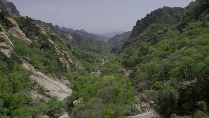 秦皇岛 祖山 航拍  4k 原素材