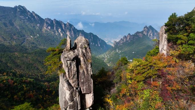 皖浙天路高山森林盘山路