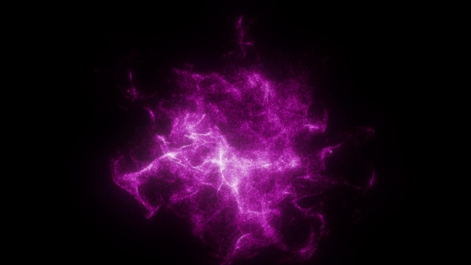 紫色火焰效果像魔法粒子动画股票视频