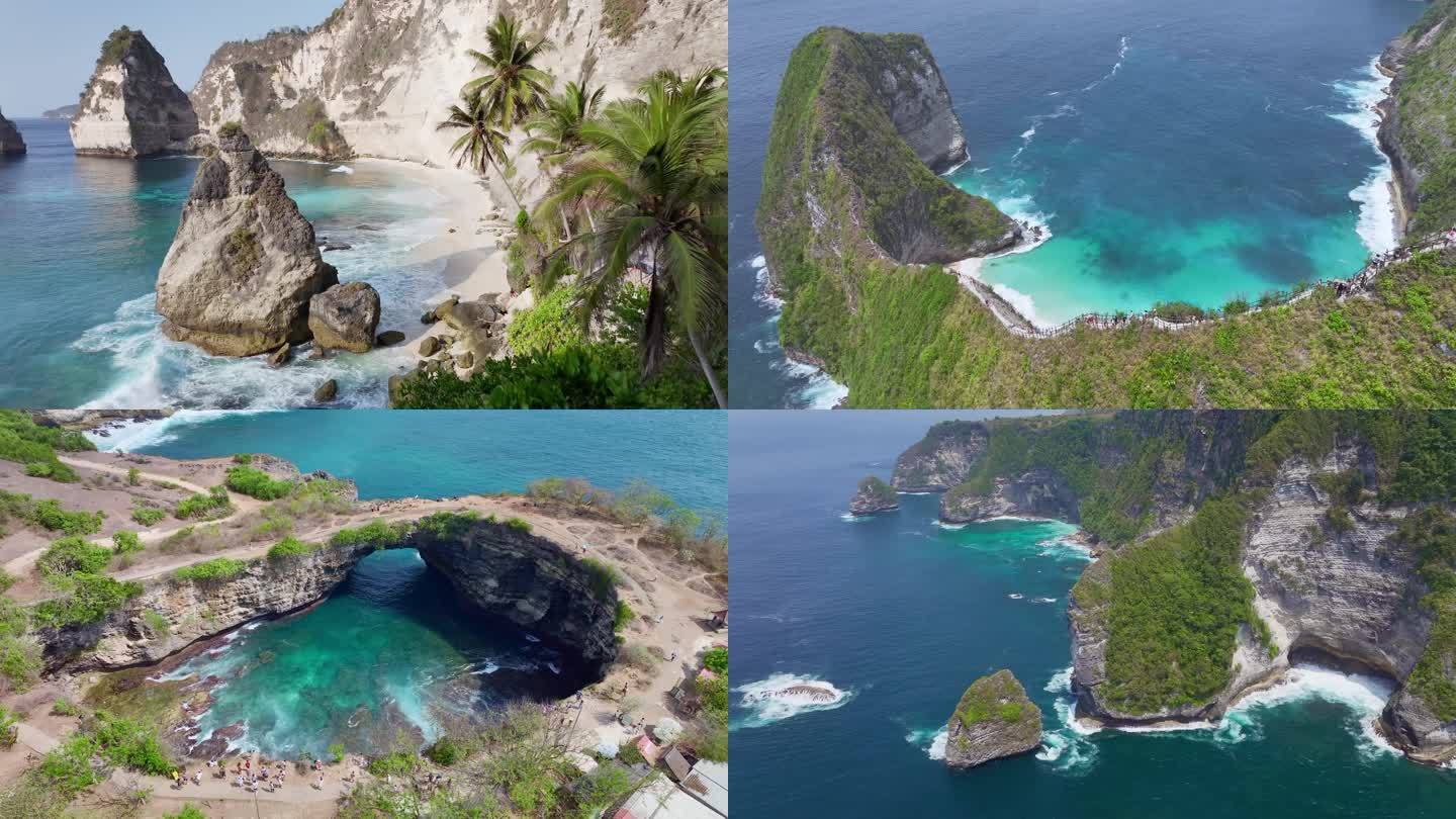 原创 印尼佩妮达岛海岛自然风光航拍合集