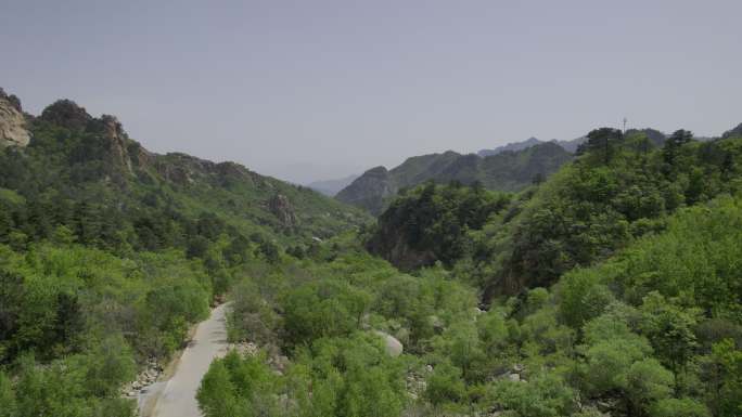 秦皇岛 祖山 航拍  4k 原素材