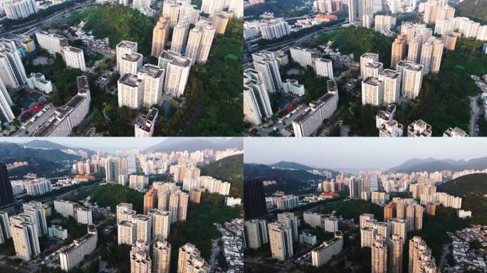 香港沙田地区的住宅大厦