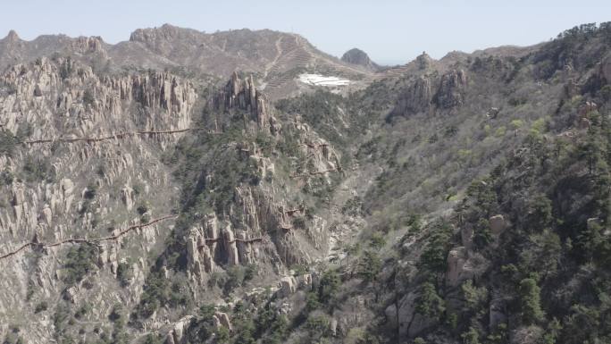 秦皇岛 乱刀峪 航拍 4k 原素材