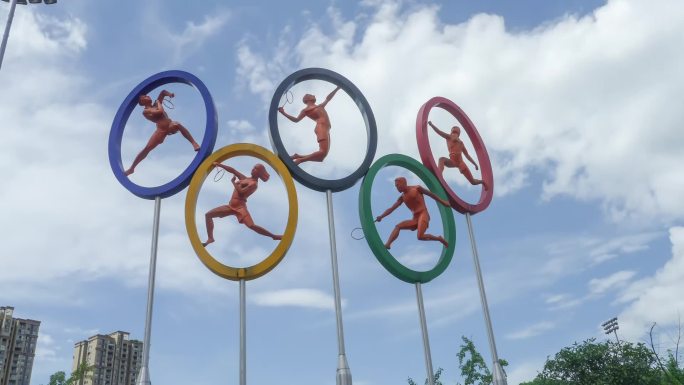 奥运五连环（延时摄影）