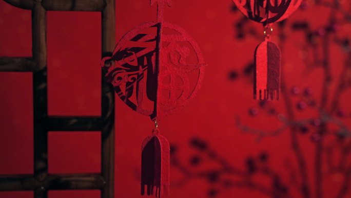 春节装饰喜庆中国红