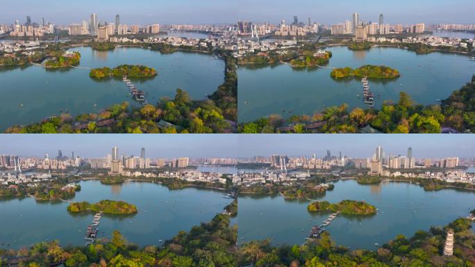 4K航拍广东省惠州西湖风景区16