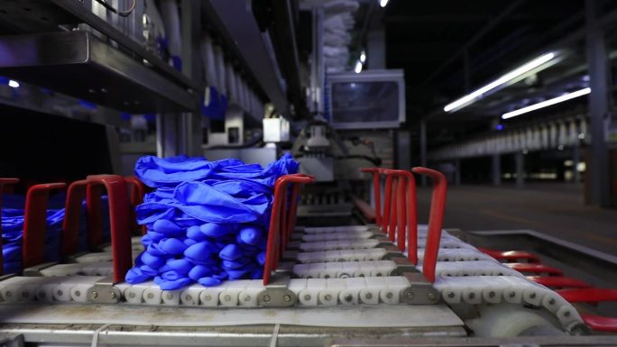 华北丁腈橡胶手套自动包装生产线