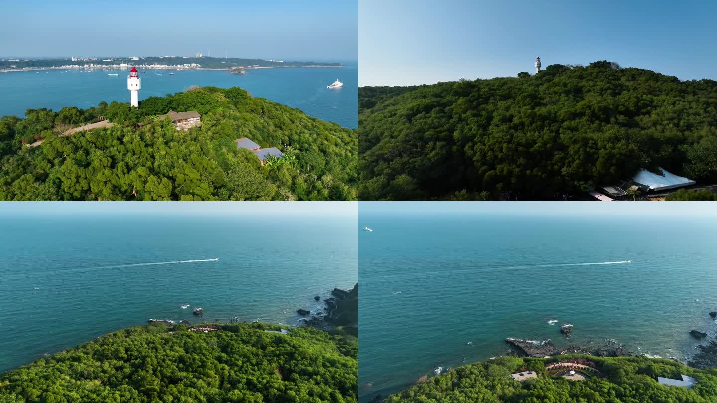 广西涠洲岛景区航拍大景