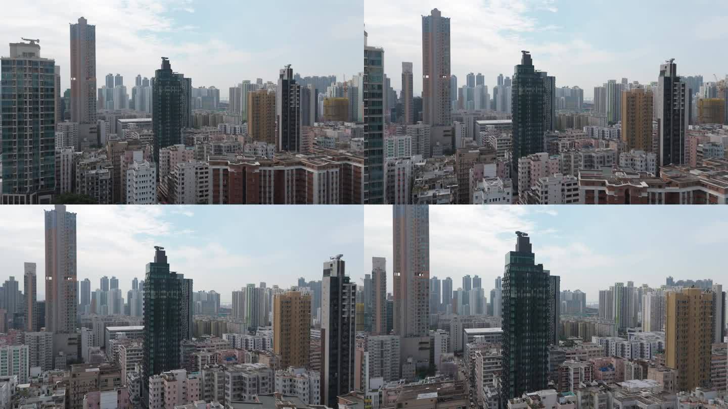 香港公寓鸟瞰图售楼处一线城市最高楼