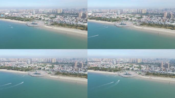天下第一滩北海银滩海边城市旅游观光