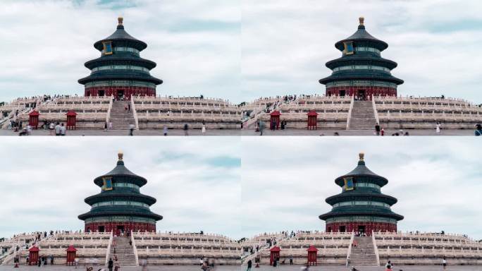 北京天坛公园特写延时拍摄4