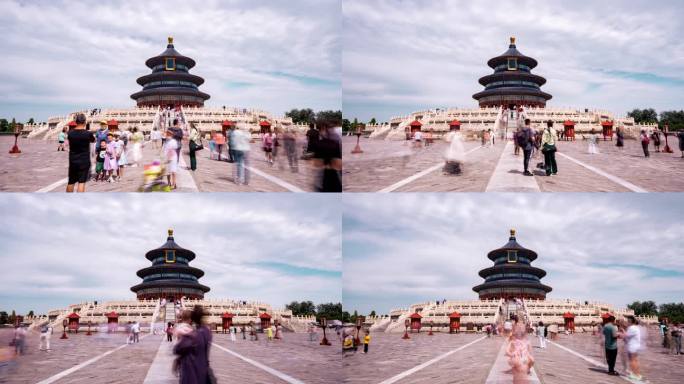 北京天坛公园特写延时拍摄3
