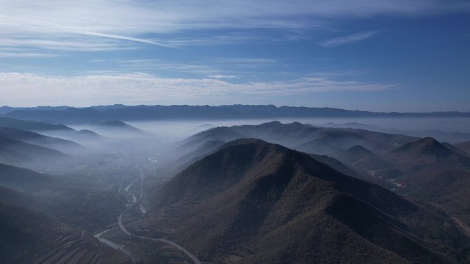 【原创】气势磅礴的山脉航拍