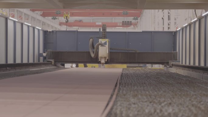 金属材料钢板加工钢板切割车间工厂