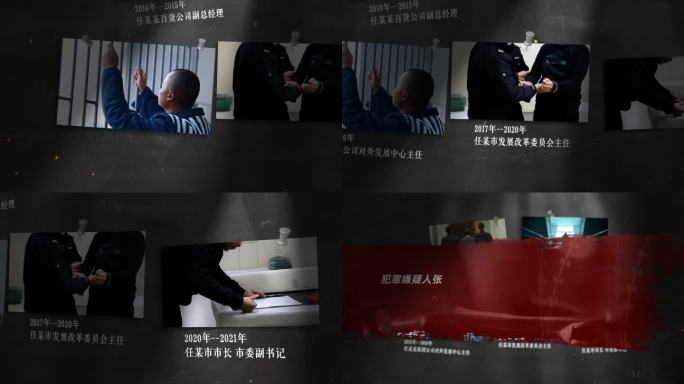 纪检反腐 警示教育 人物关系网14-13