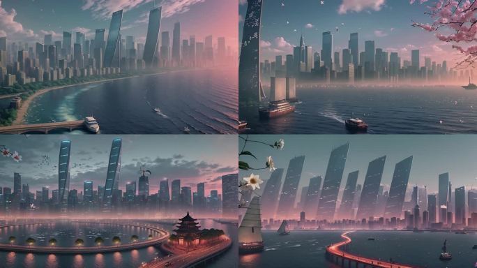 AI演绎未来城市