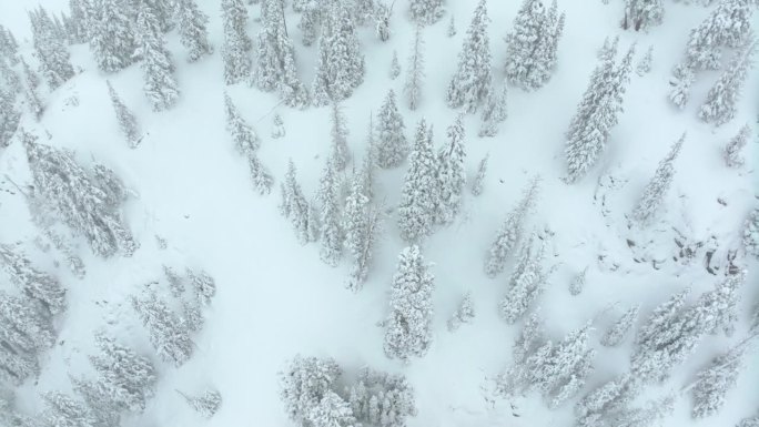 电影航拍科罗拉多深粉雪拉夫兰滑雪胜地艾森豪威尔隧道库恩山偏远地区1970年冬季大雪春雪大陆分水岭落基