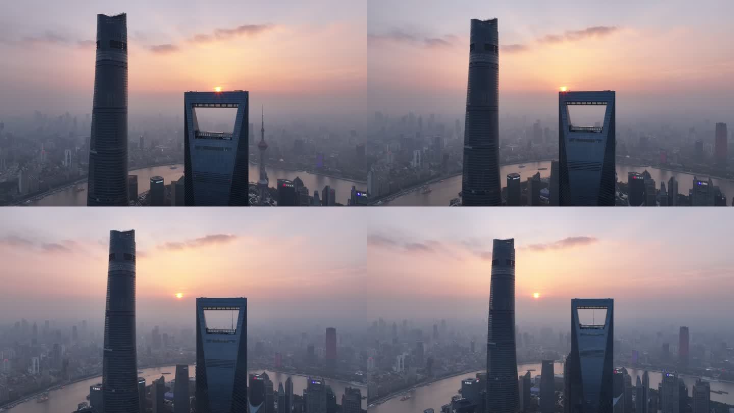 上海环球金融中心航拍