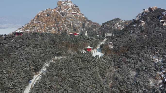 秦皇岛 天马山 航拍 4k 原素材