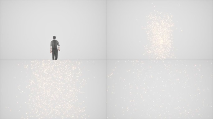 4K光影抽象空间概念创意视频素材3