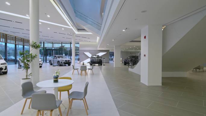 宝马汽车4s店休息区