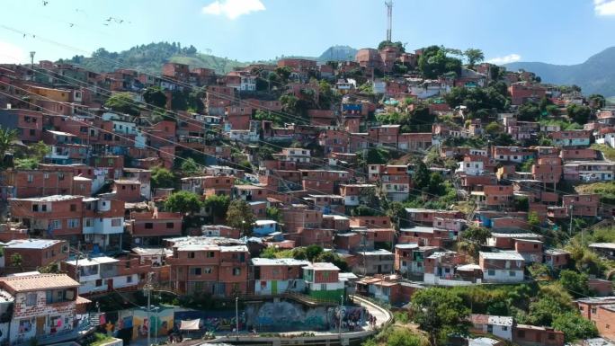 Comuna 13 Medellín，哥伦比亚，无人机