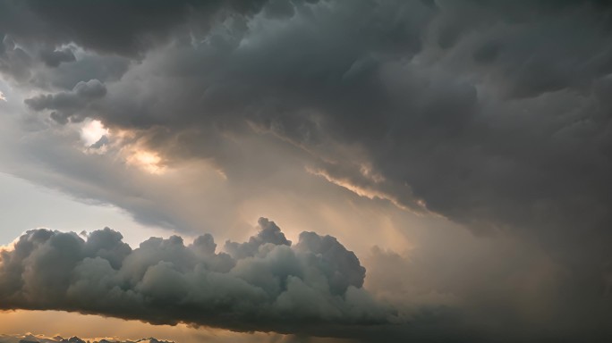 乌云阴天乌云密布大雨将至空境云翻滚