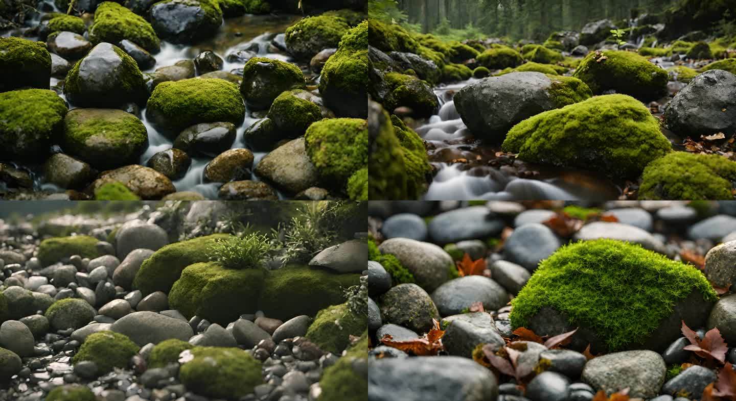 4K高质量禅意国风山河云雾好风景