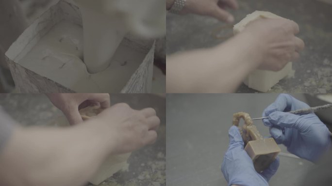 01玻璃模型 琉璃 铸造 脱模 失蜡法