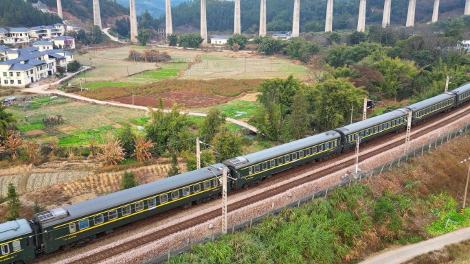 京九铁路绿皮火车