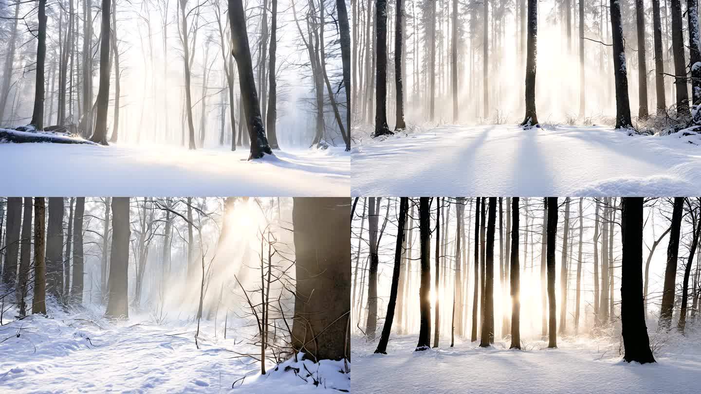 下雪 雪景