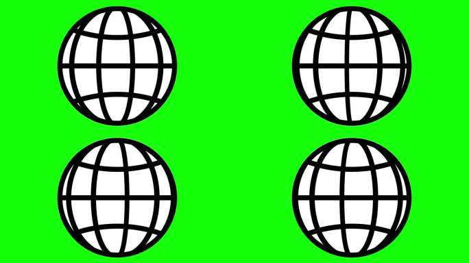 全球行星地球，隔离在透明背景与alpha通道。