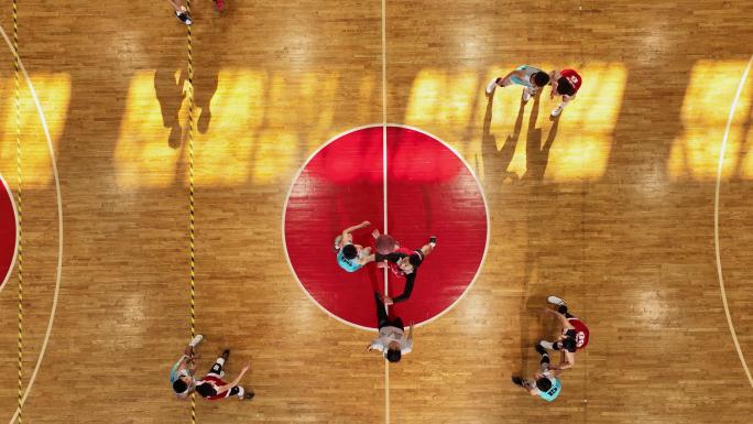 青年大学生打篮球篮球比赛