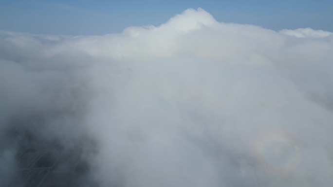 白云云景天空云上风景