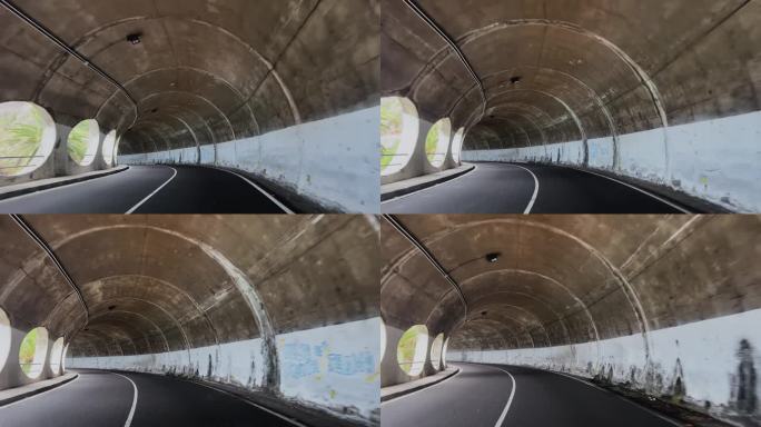 POV车载摄像头:隧道内部