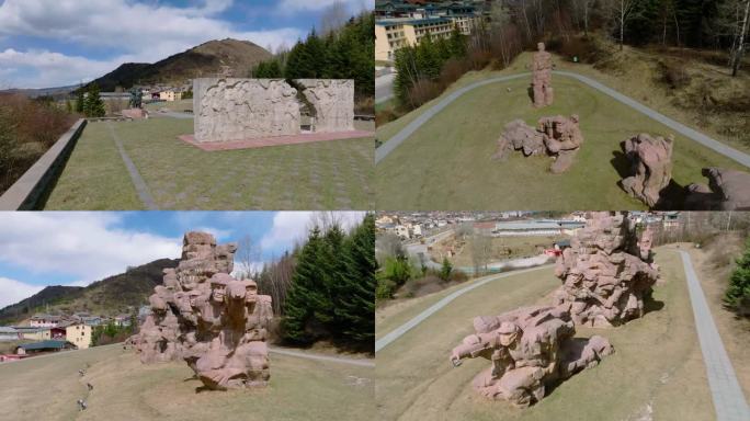 阿坝藏族红军长征 红军长征纪念碑碑园