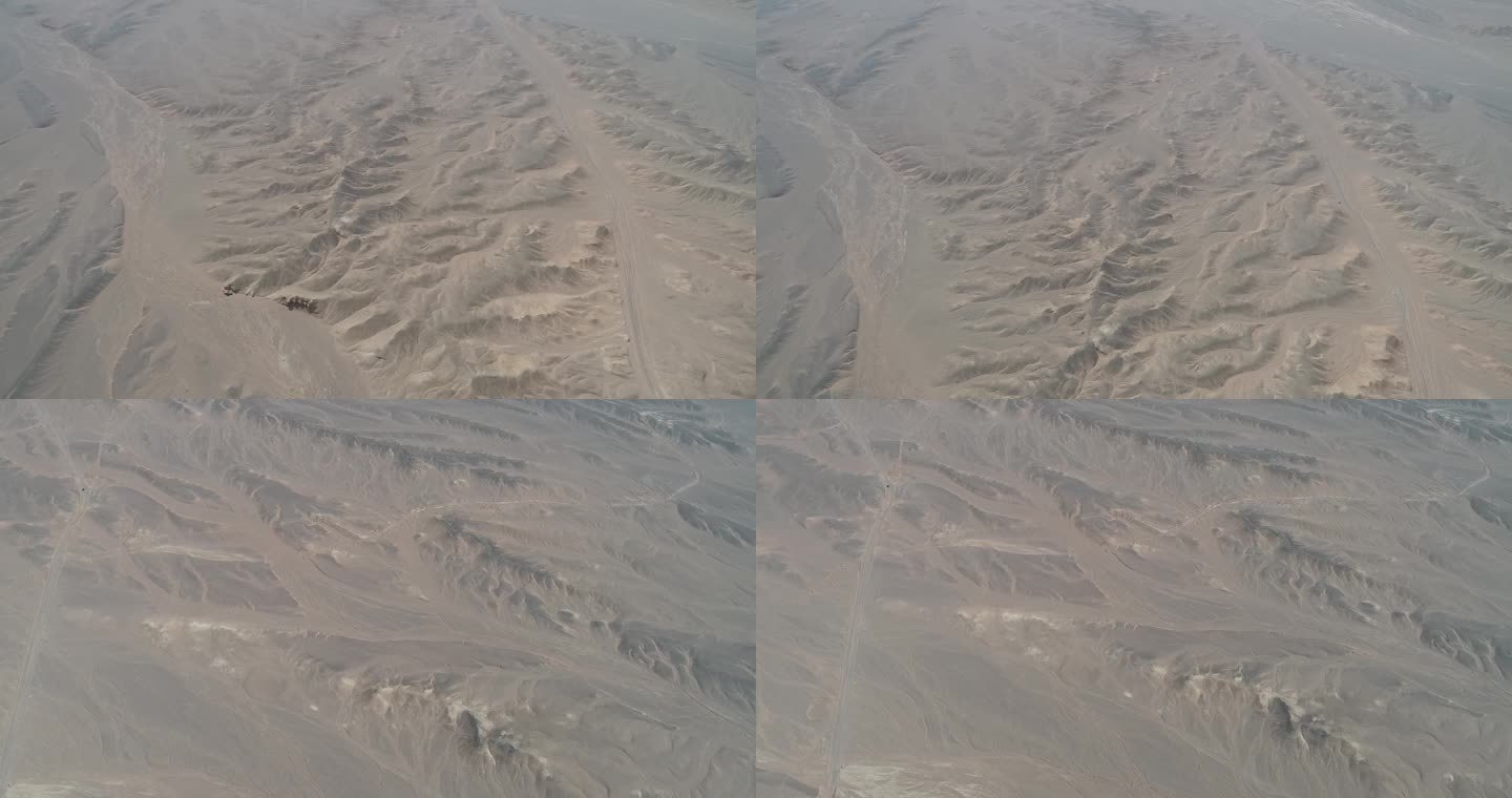 新疆哈密：航拍戈壁地貌