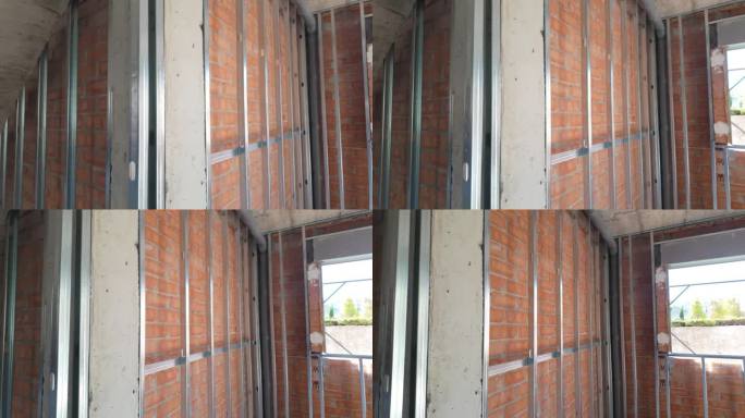 金属结构用于墙体和砖结构的空腔墙保温