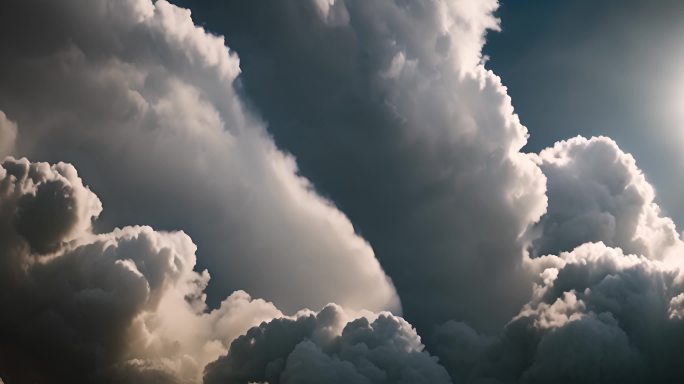 乌云阴天乌云密布大雨将至空境云翻滚