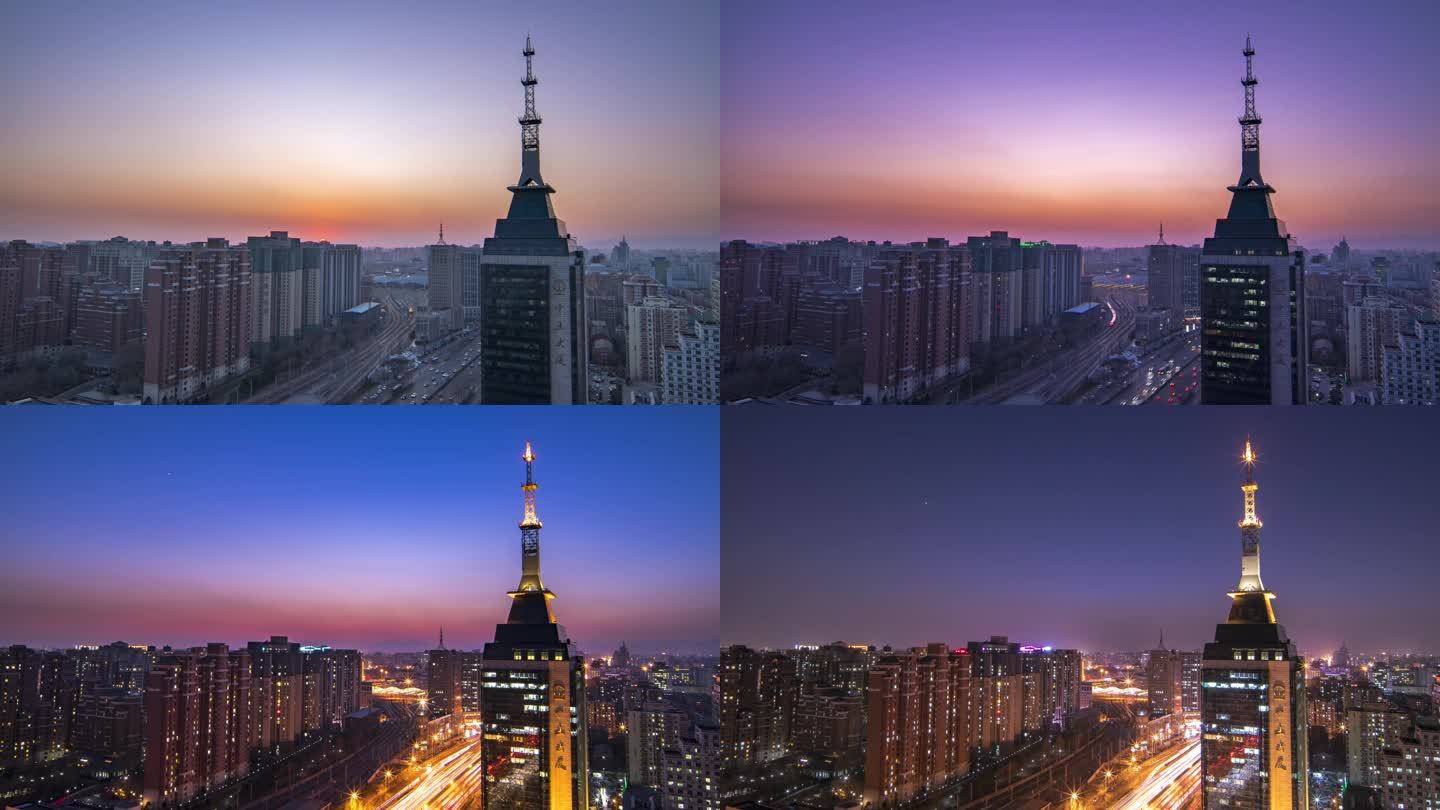 北京 夜景 街头 延时 夜景
