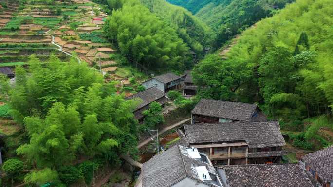 台州黄岩布袋山，布袋坑村，自然风景