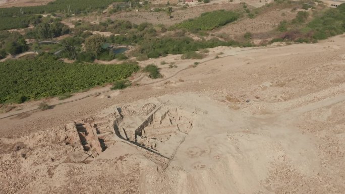 索多玛和蛾摩拉废墟圣经圣地以色列约旦发掘考古