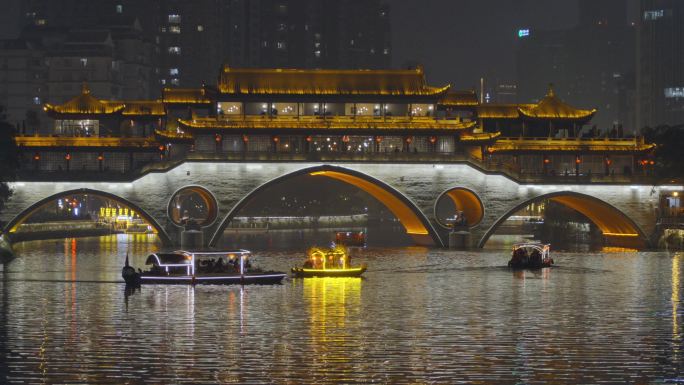 成都安顺廊桥夜景