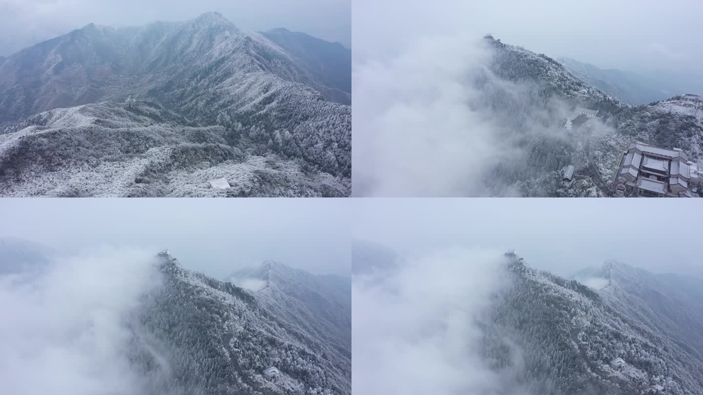 南岳衡山雾凇雪景