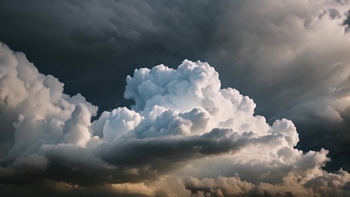 乌云阴天乌云密布大雨将至空境云翻滚