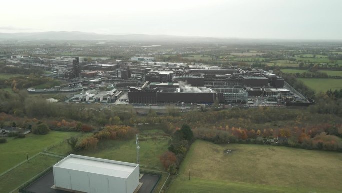 爱尔兰莱克利普镇的大型英特尔微处理器制造工厂