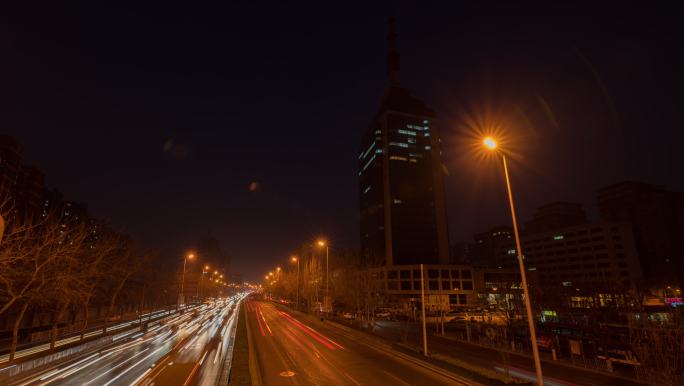 北京 夜景 街头 延时夜景