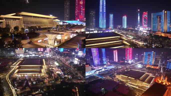 东莞市民中心夜景