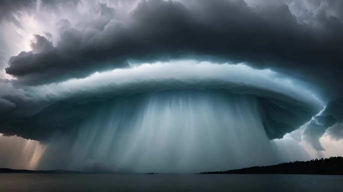 乌云阴天乌云密布大雨将至空境云翻滚